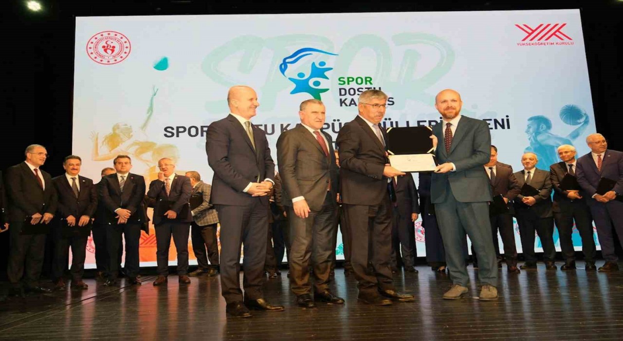 Muğla Sıtkı Koçman Üniversitesine Spor Dostu Kampüs ödülü
