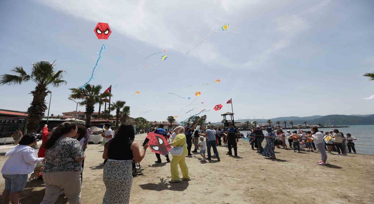 Muğlada engelsiz uçurtmalar gökyüzü ile buluştu