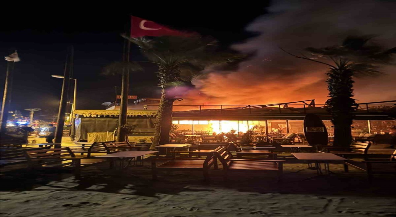 Muğladaki işletmede yangın