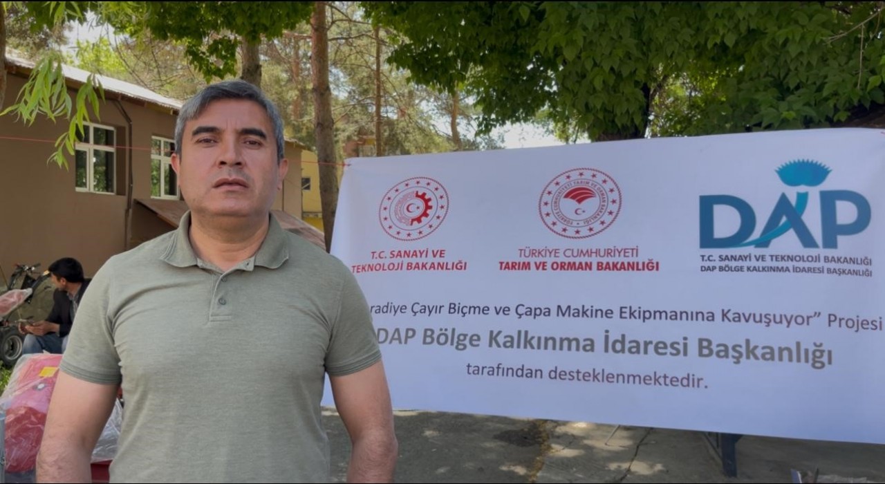 Muradiyede DAP destekli tarım aletleri çiftçilere dağıtıldı