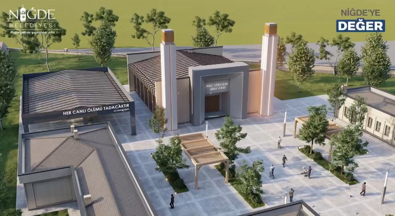 Niğde Belediyesinden Hıdırlık Mezarlığına yeni taziye evi projesi