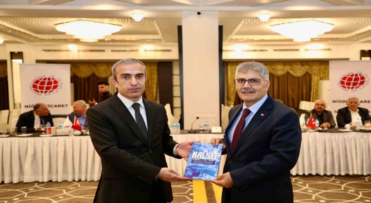 Niğdede kalsit sektörü için Uluslararası Rekabet Gücü Toplantısı düzenlendi
