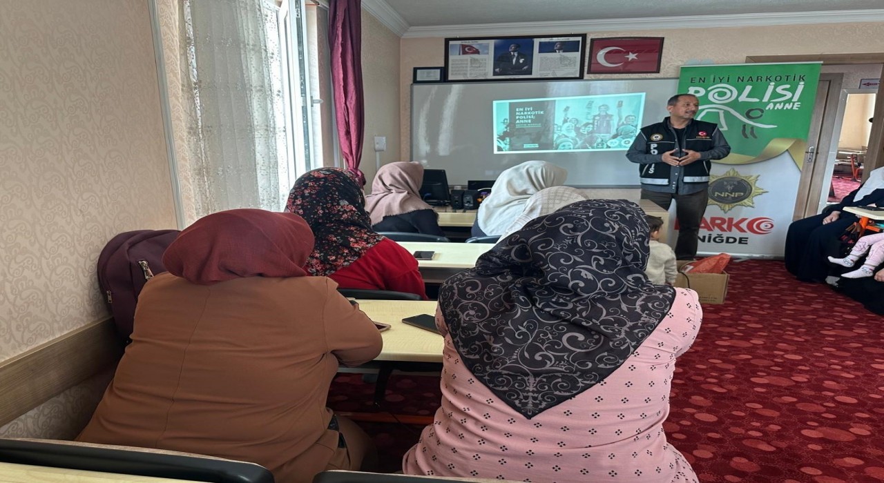 Niğdede uyuşturucuyla mücadele kapsamında 781 vatandaşa bilgilendirme yapıldı