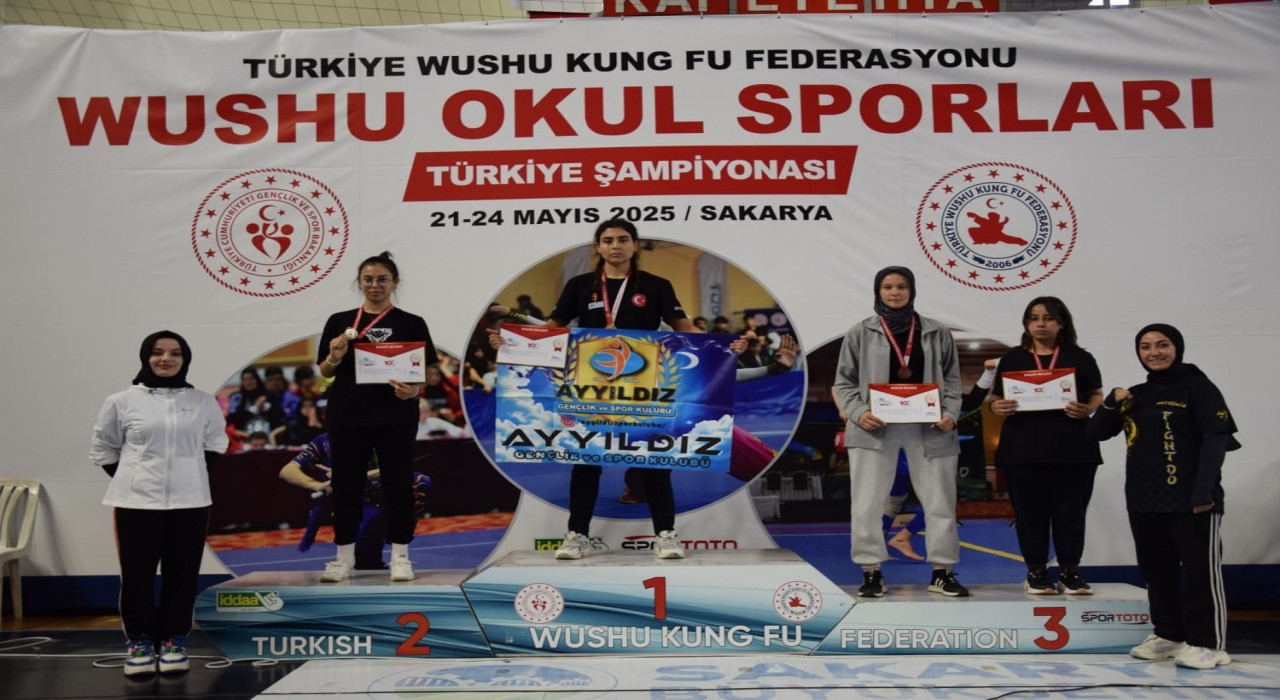 Niğdeli Wushu sporcularından Türkiye Şampiyonasında üç madalya