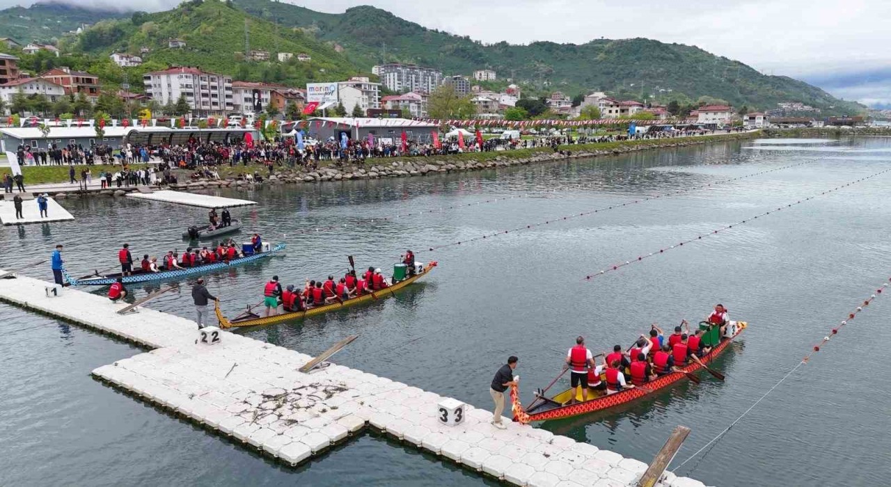 Ordu, dragon bot yarışlarına 2. kez ev sahipliği yaptı