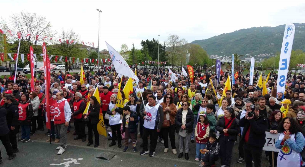Orduda 1 Mayıs etkinliği