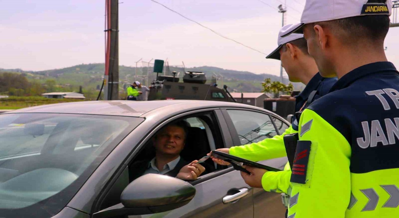 Orduda jandarma ekipleri, bir haftada 47 bin şahsı sorguladı
