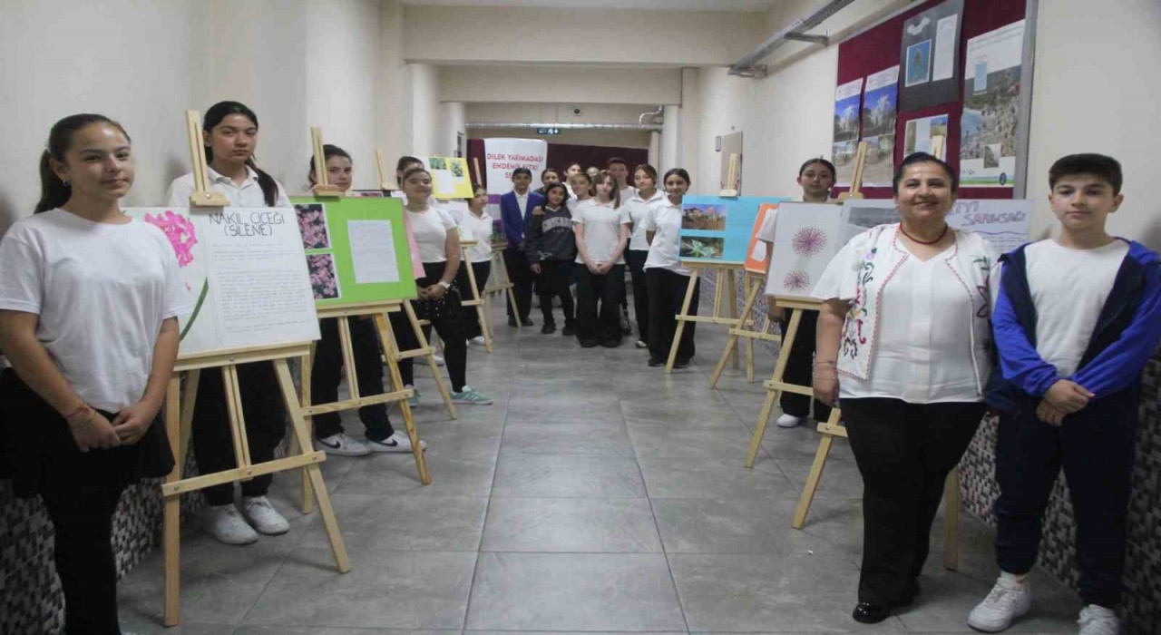 Ortaokul öğrencileri endemik türlere dikkat çekti