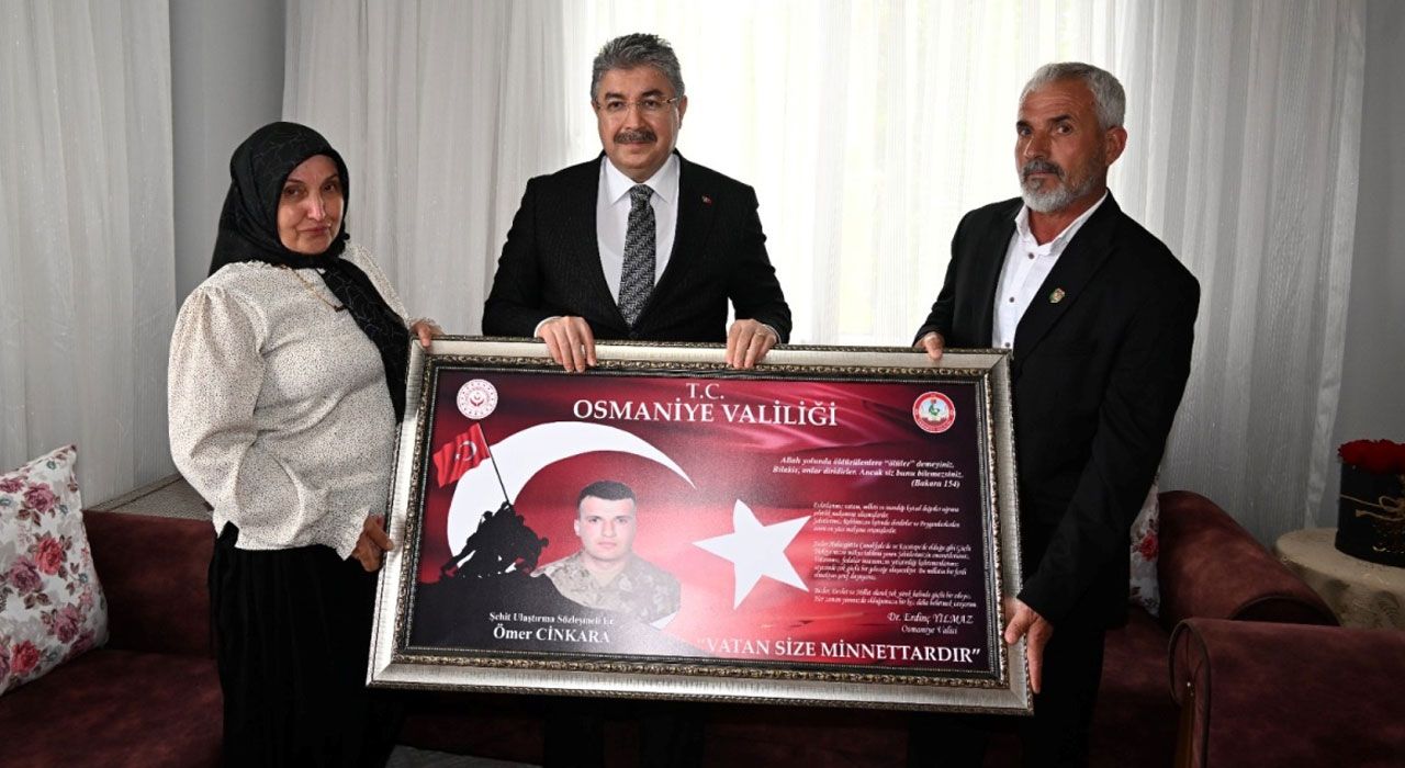 Osmaniye Valisi Dr. Erdinç Yılmaz’dan Şehit Ailelerine Anlamlı Ziyaret