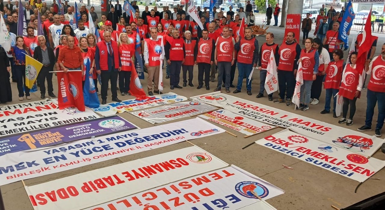 Osmaniye’de 1 Mayıs Emek ve Dayanışma Günü Coşkuyla Kutlandı