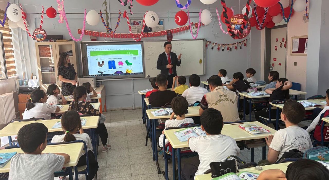 Osmaniye'de İlkokul Öğrencilerine 'Gıda Kahramanları' Eğitimi Veriliyor
