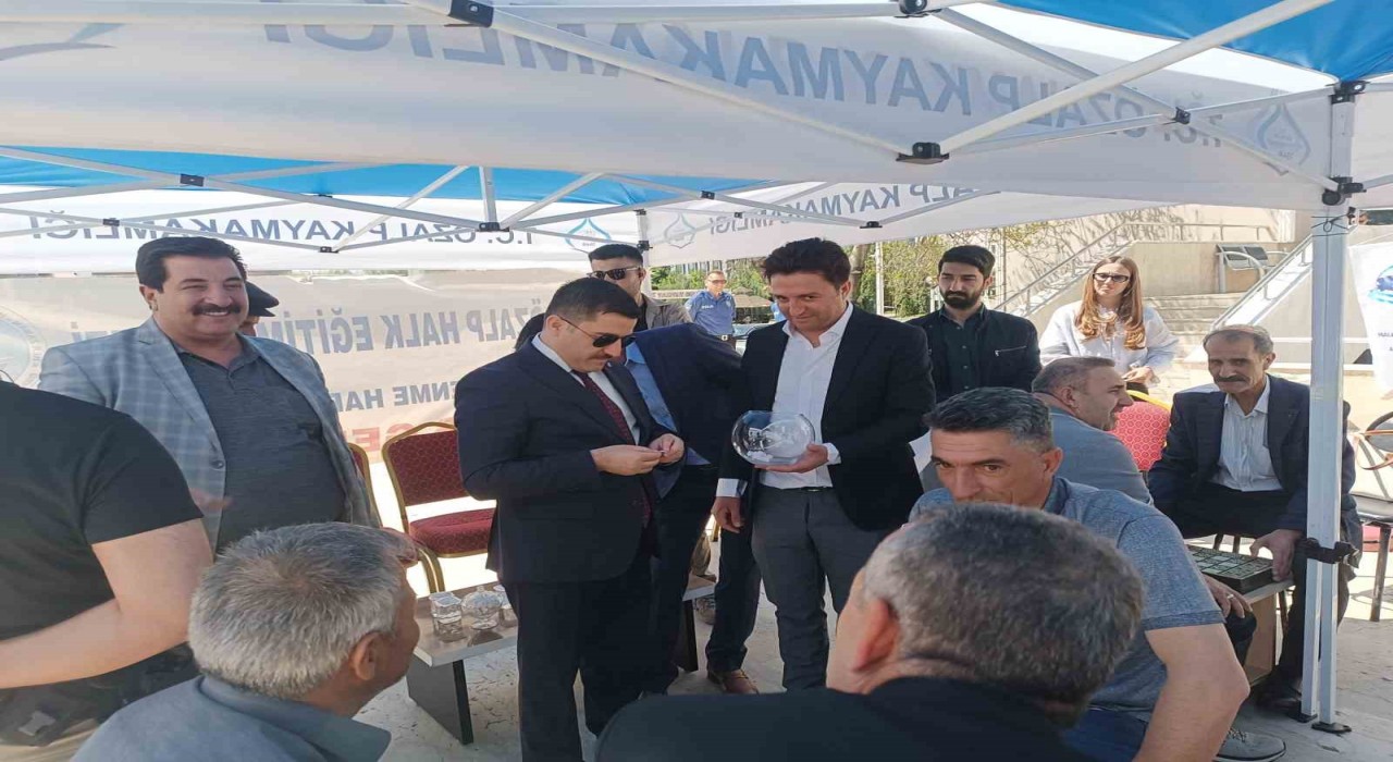 Özalpte ‘Dama Turnuvası başladı