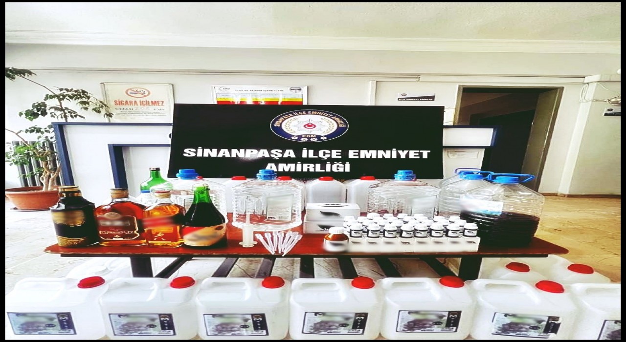 Polisten kaçak alkol operasyonu