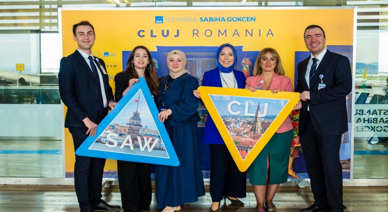 Sabiha Gökçenden Orta Avrupanın giriş kapısı Cluja direkt uçuşlar başladı