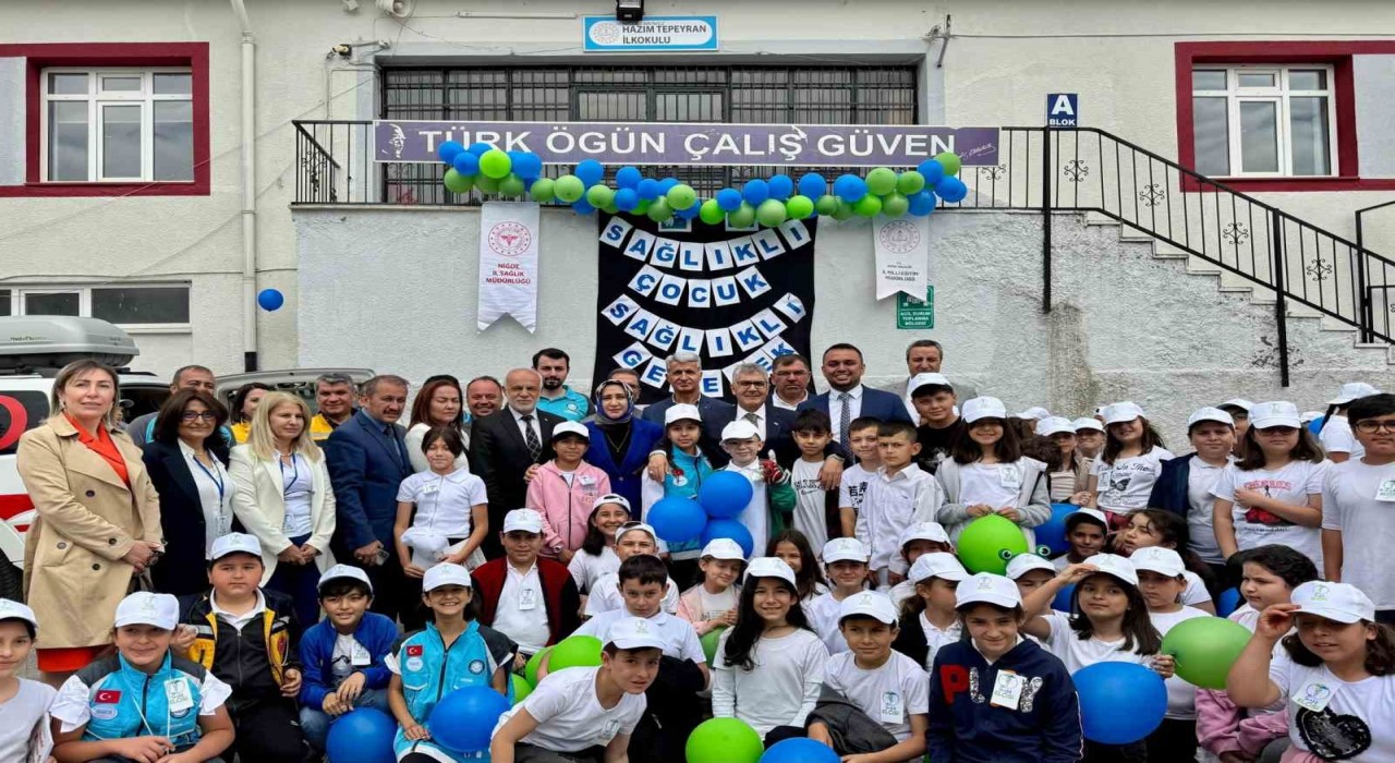 Sağlıklı Çocuk, Sağlıklı Gelecek projesi Niğdede hayata geçti