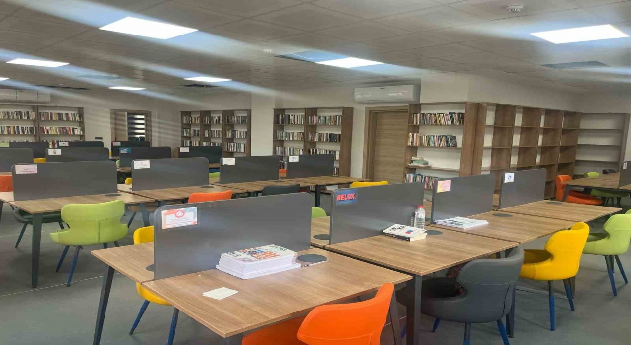 Samsatta kütüphane açıldı