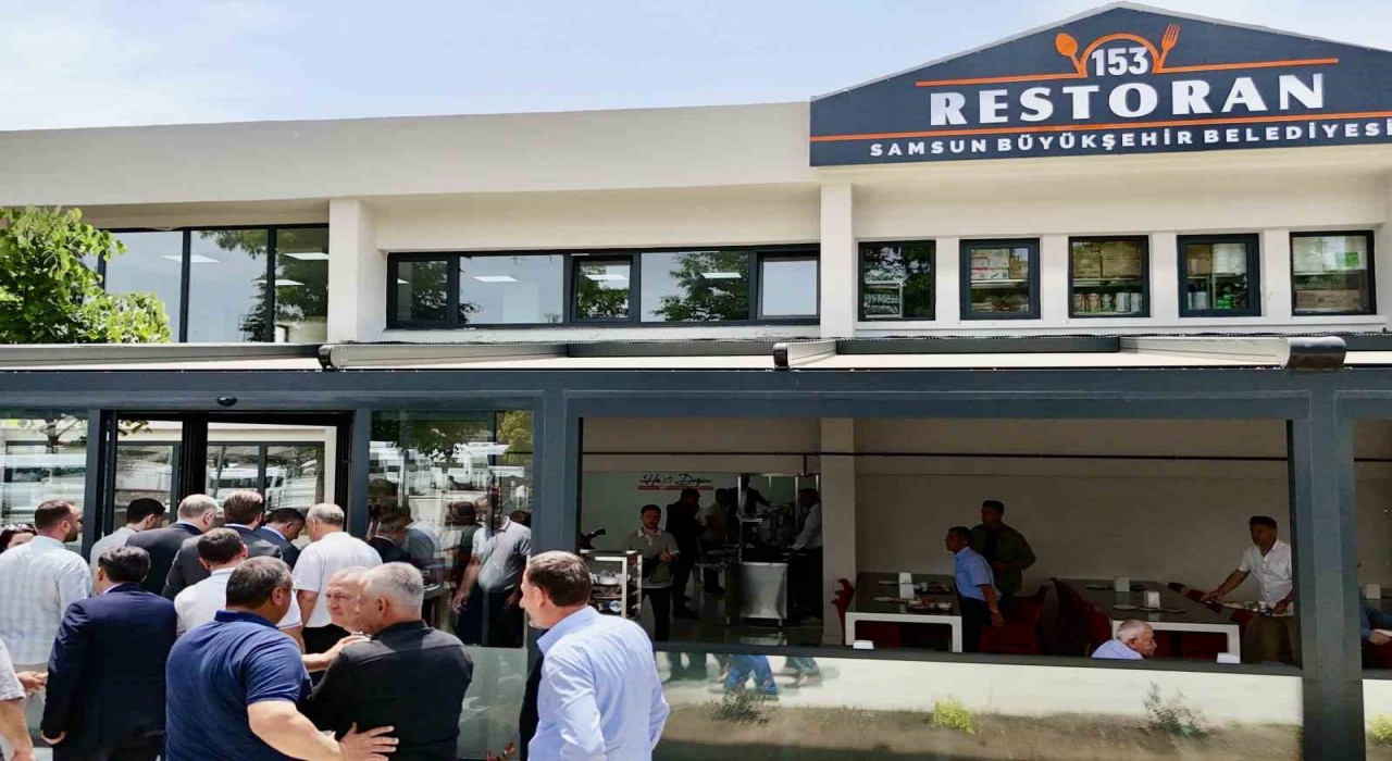Samsun Büyükşehirin 153 Restoran zinciri Bafrada