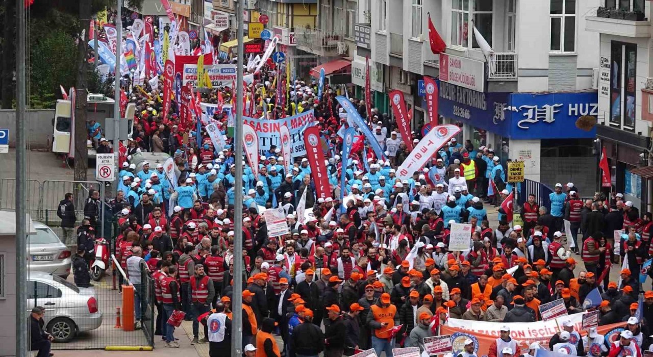 Samsunda 1 Mayıs kutlamaları