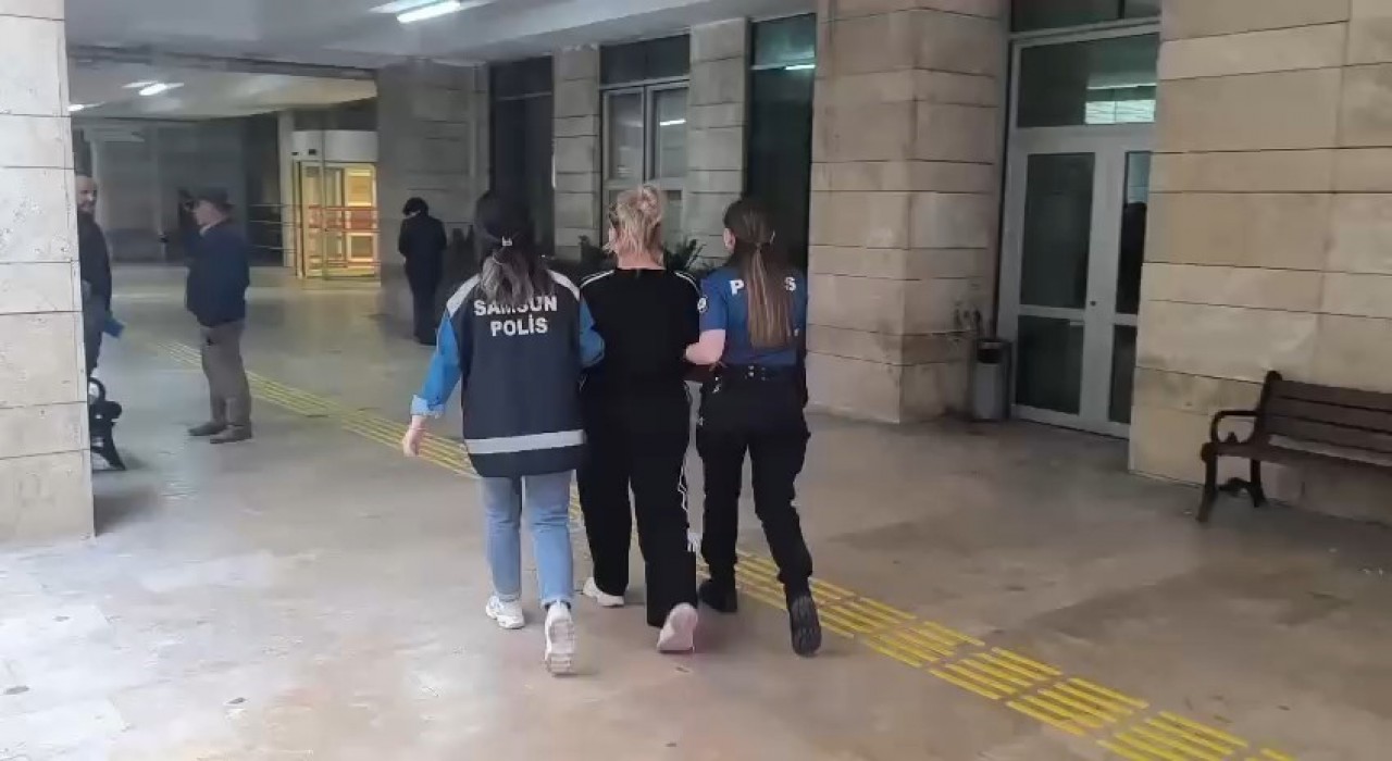 Samsunda 23 yıl 2 ay 17 gün hapis cezası bulunan kadın yakalandı