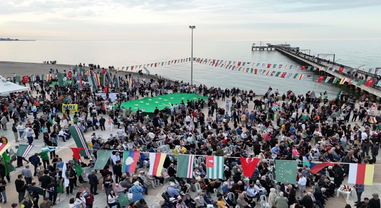 Samsunda Çerkes Soykırımı ve Sürgününün 161. yılı anıldı