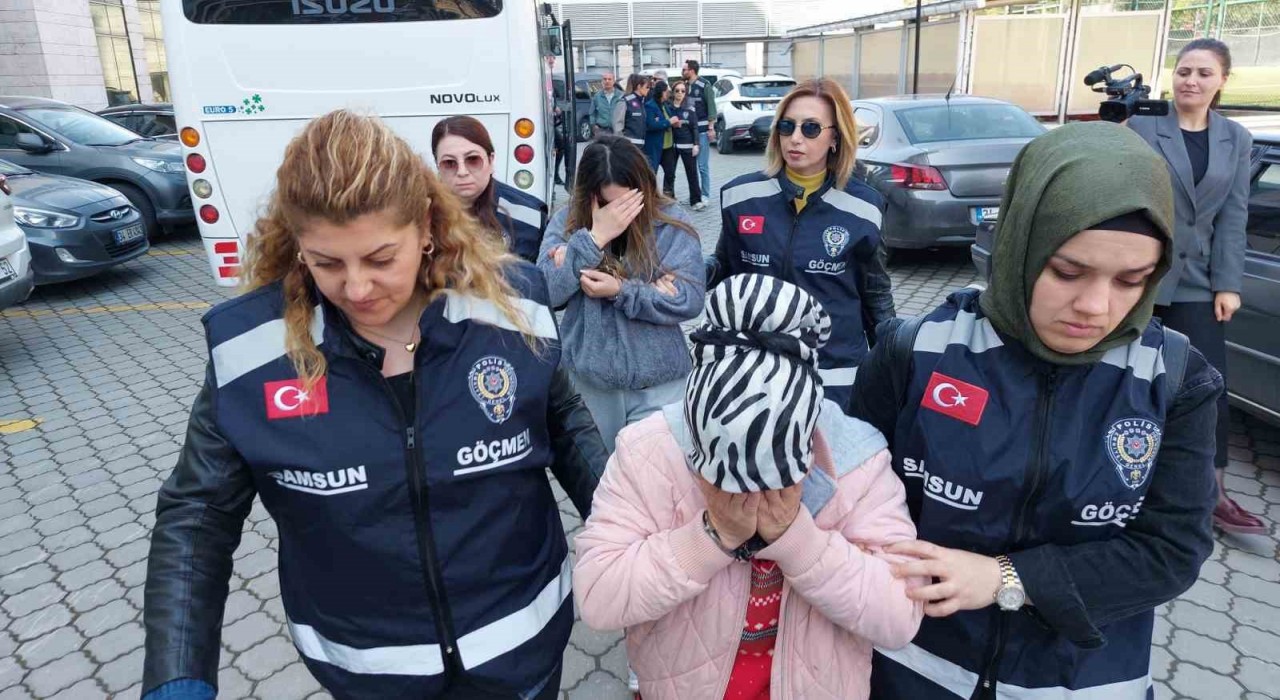 Samsunda masaj salonlarına insan ticareti ve fuhuş operasyonu: 7 gözaltı