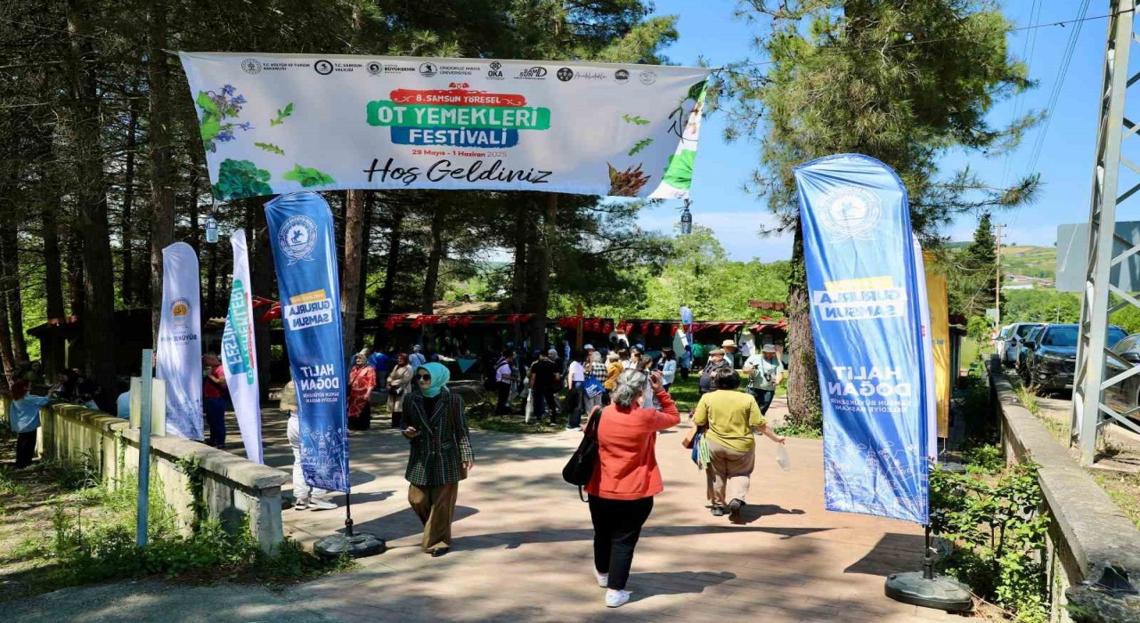 Samsunda Ot Yemekleri Festivali başladı: Bin 800 farklı ot ve eşsiz tatlar ziyaretçileri bekliyor