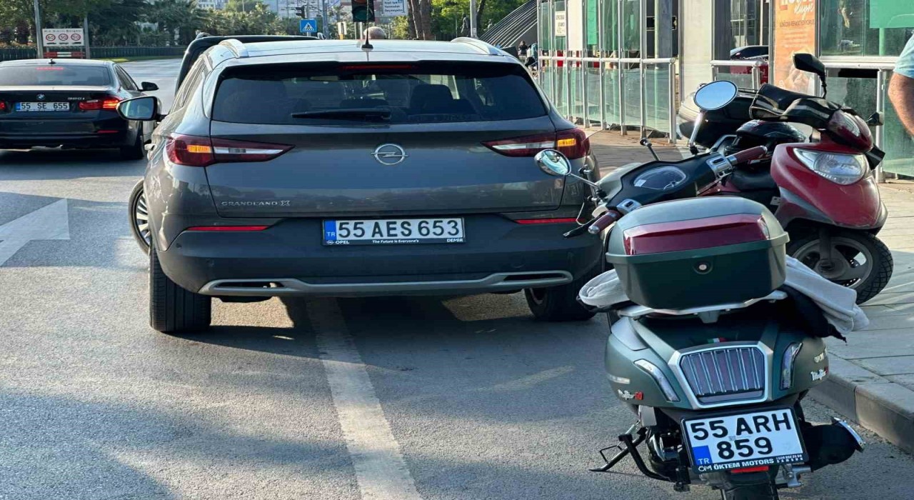 Samsunda trafik kazası: 1 yaralı