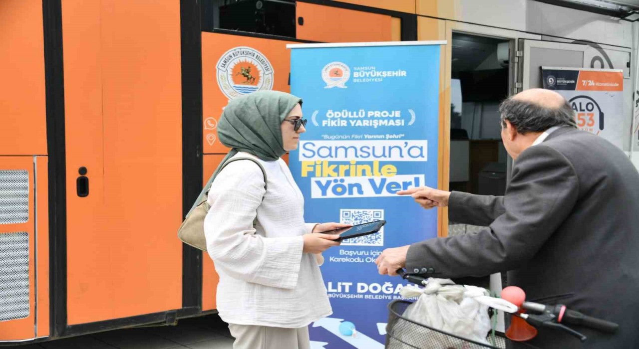 Samsunda vatandaşın fikri şehrin geleceğine yön veriyor