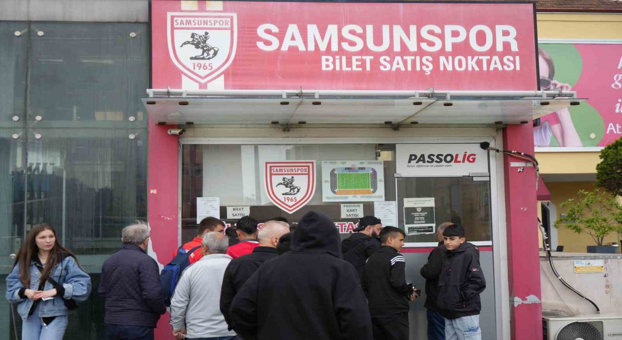 Samsunsporda Sivasspor maçı için ilk gün 23 bin bilet satıldı