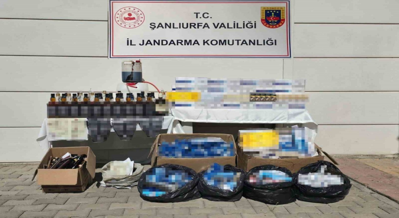 Şanlıurfada kaçakçılık operasyonu: 3 gözaltı