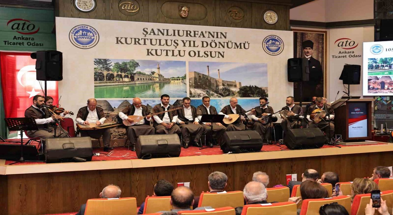 Şanlıurfanın 105 yıllık kurtuluş gururu başkentte yaşatıldı