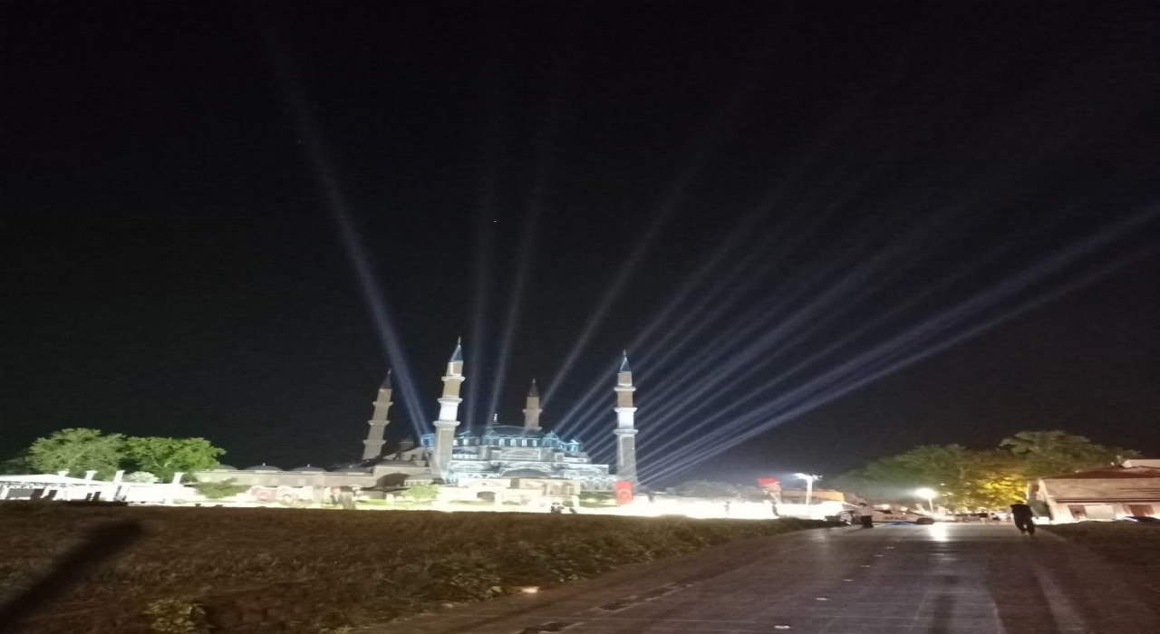 Selimiye Camiinde 3D mapping gösterisi izleyicilere sunulacak