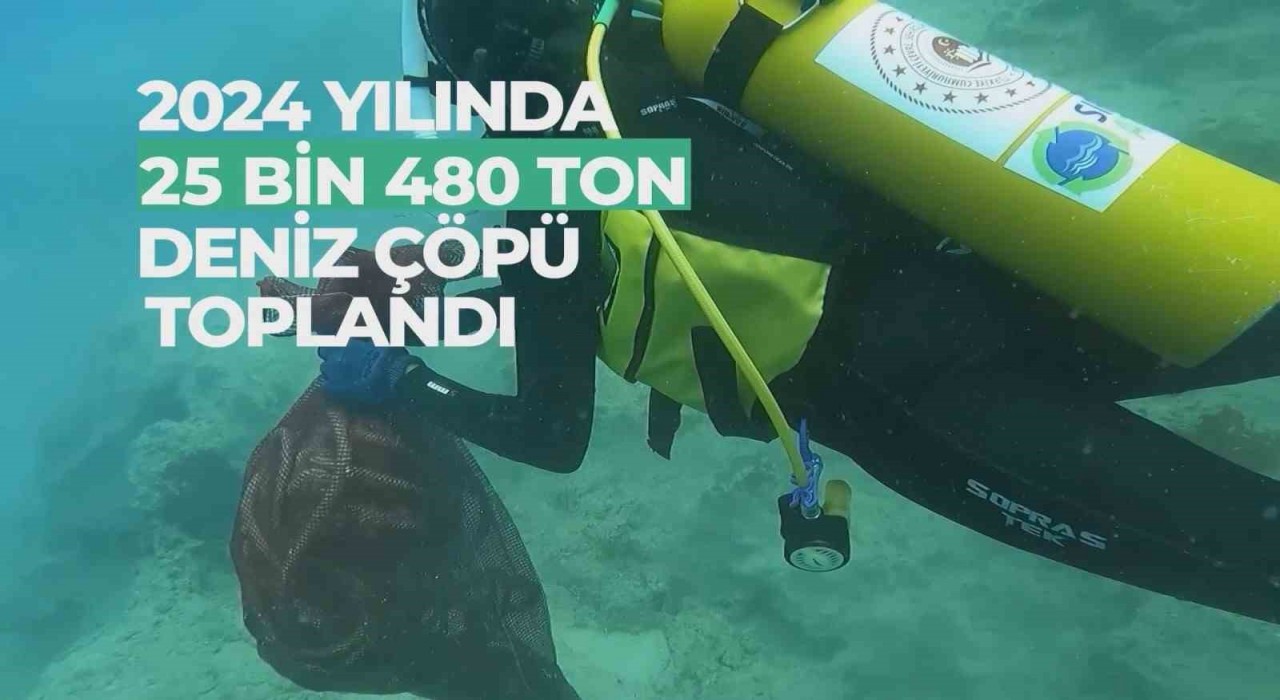 ‘Sıfır Atık Mavi Hareketi ile denizlerden 245 bin ton çöp temizlendi