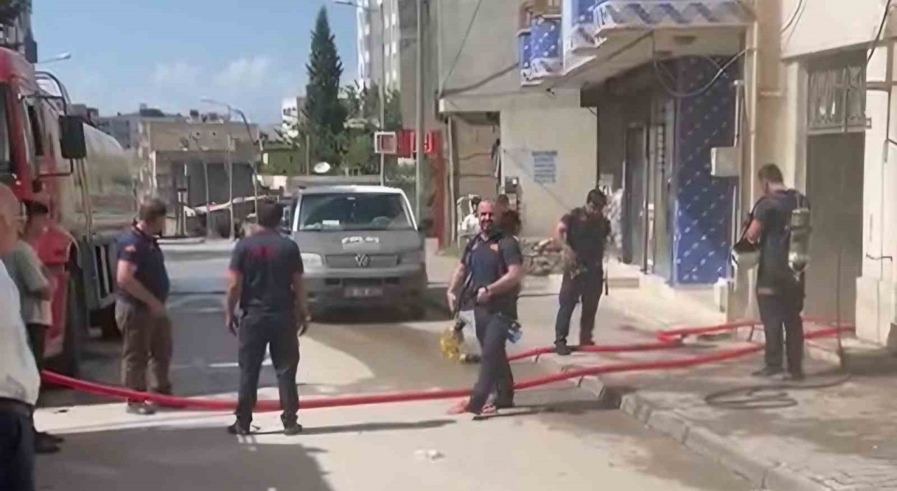 Siirtte bodrum katta çıkan yangın söndürüldü