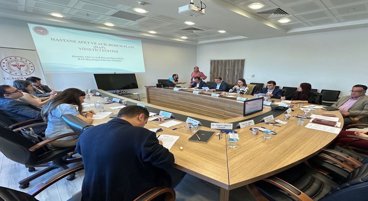 Sinopta hastane yöneticilerine afet yönetimi eğitimi