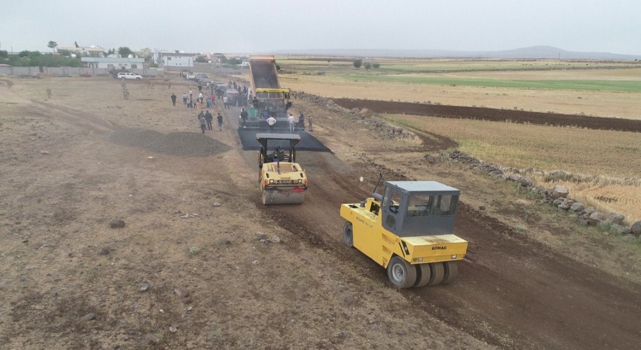 Şırnakta BSK asfalt serimi başladı