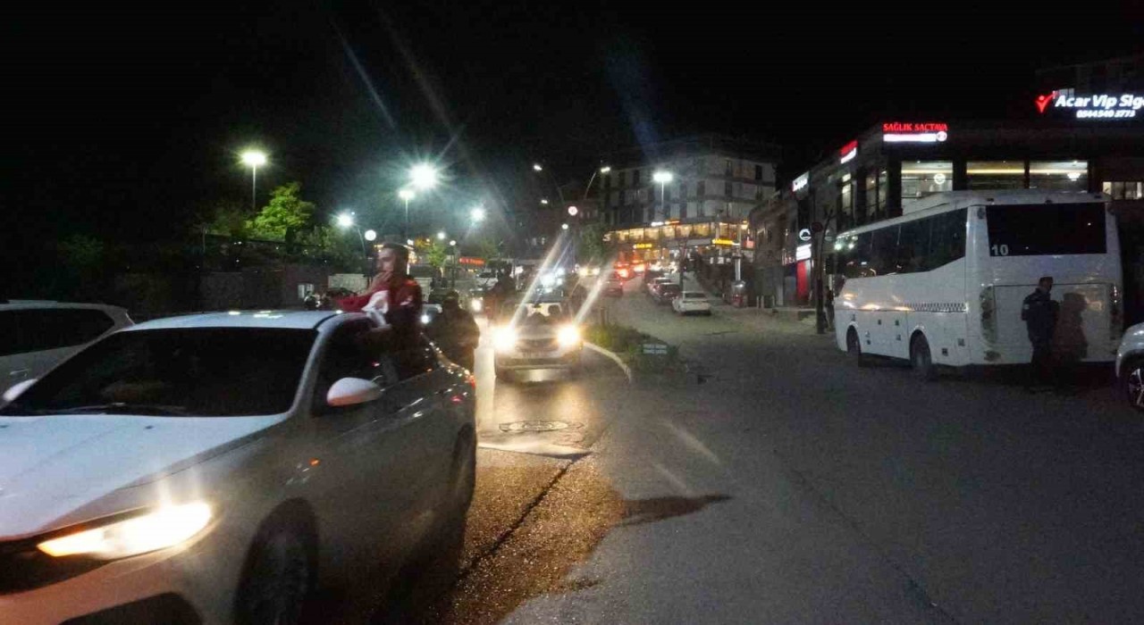 Şırnakta Galatasaray sevinci