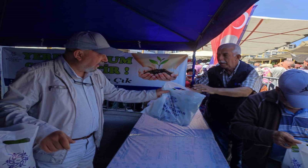 Sökede 40 bin ata tohumu fidesi dağıtıldı