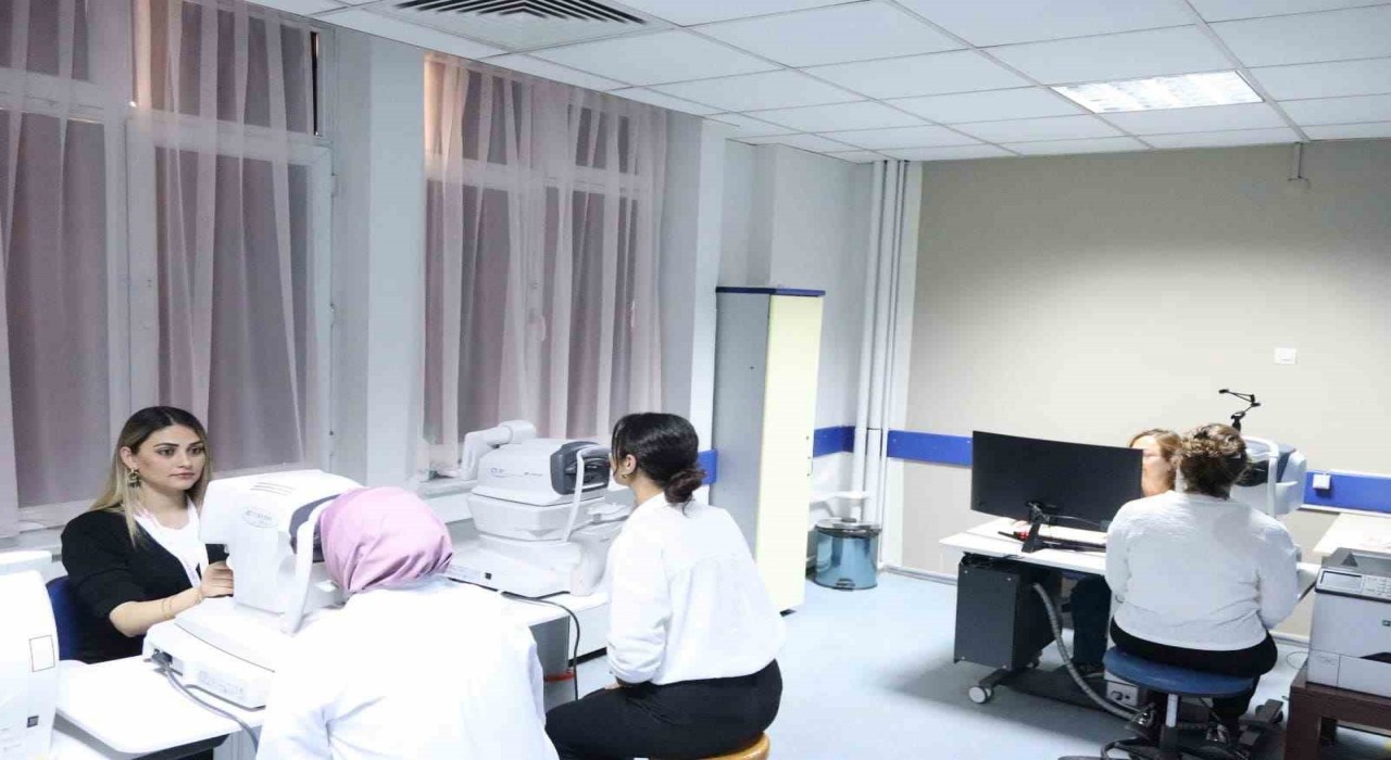 Sökede göz laboratuvarı hizmete girdi