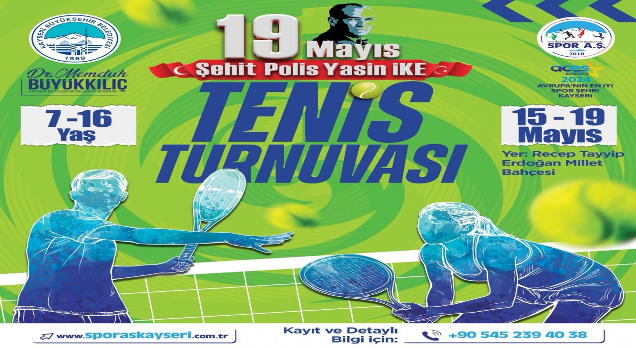 Spor A.Ş.den 19 Mayısa özel tenis turnuvası