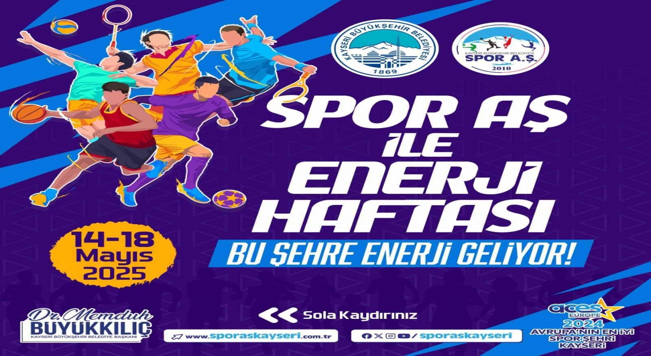 Spor A.Ş.nin 19 Mayısa özel ‘Enerji Haftası etkinlikleri başladı