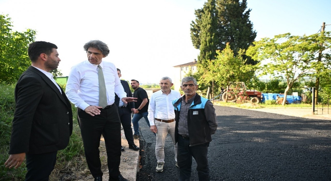 Suadiye Mahallesine bin 720 tonluk asfalt serildi