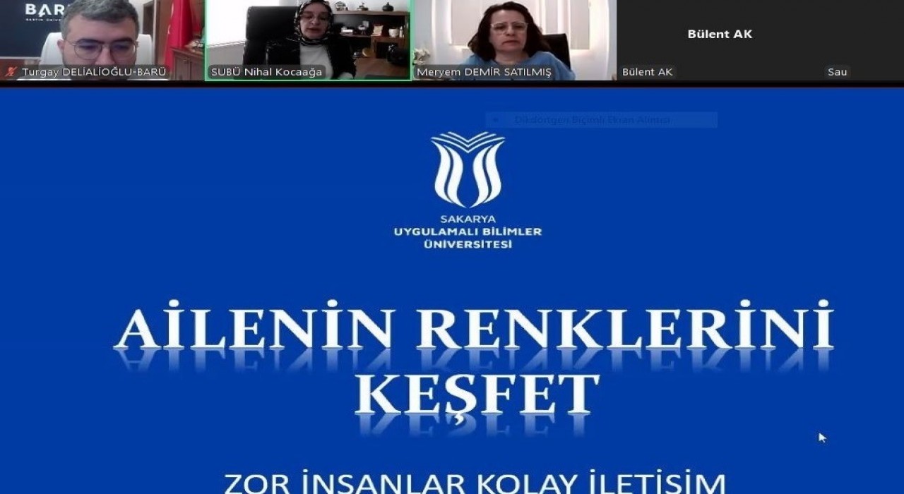 SUBÜden 2025 Aile Yılına özel eğitim