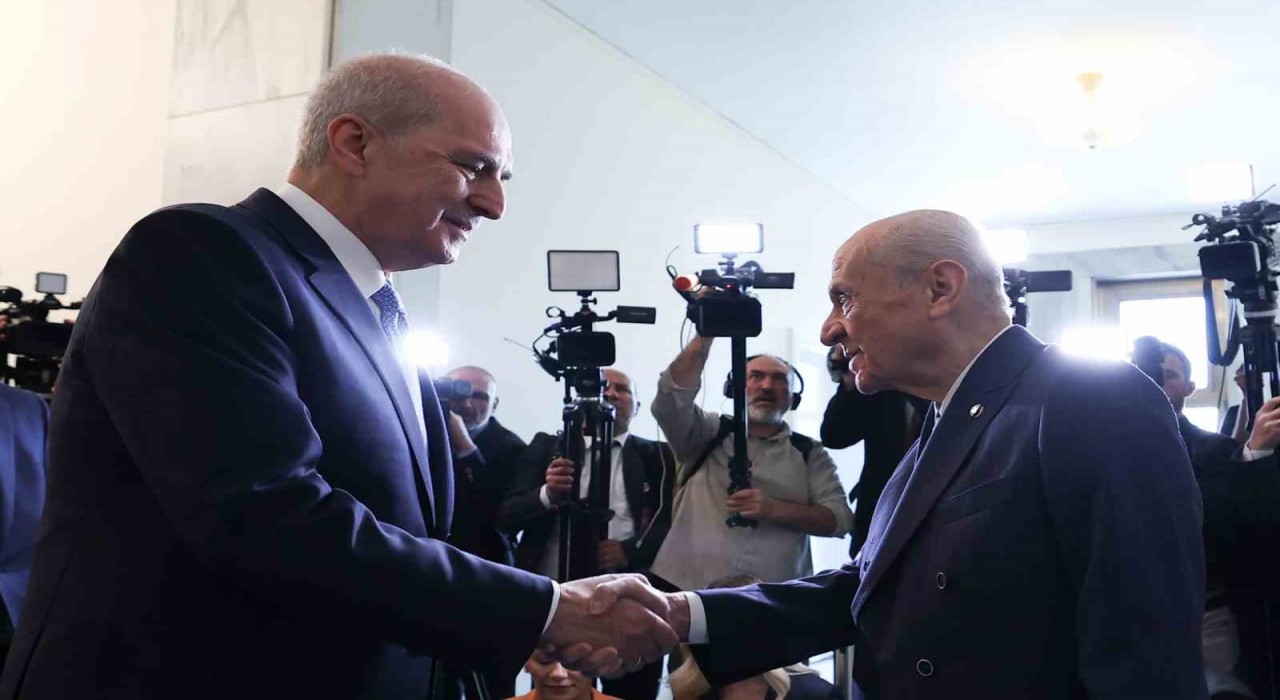 TBMM Başkanı Kurtulmuş Bahçeliyi ziyaret etti