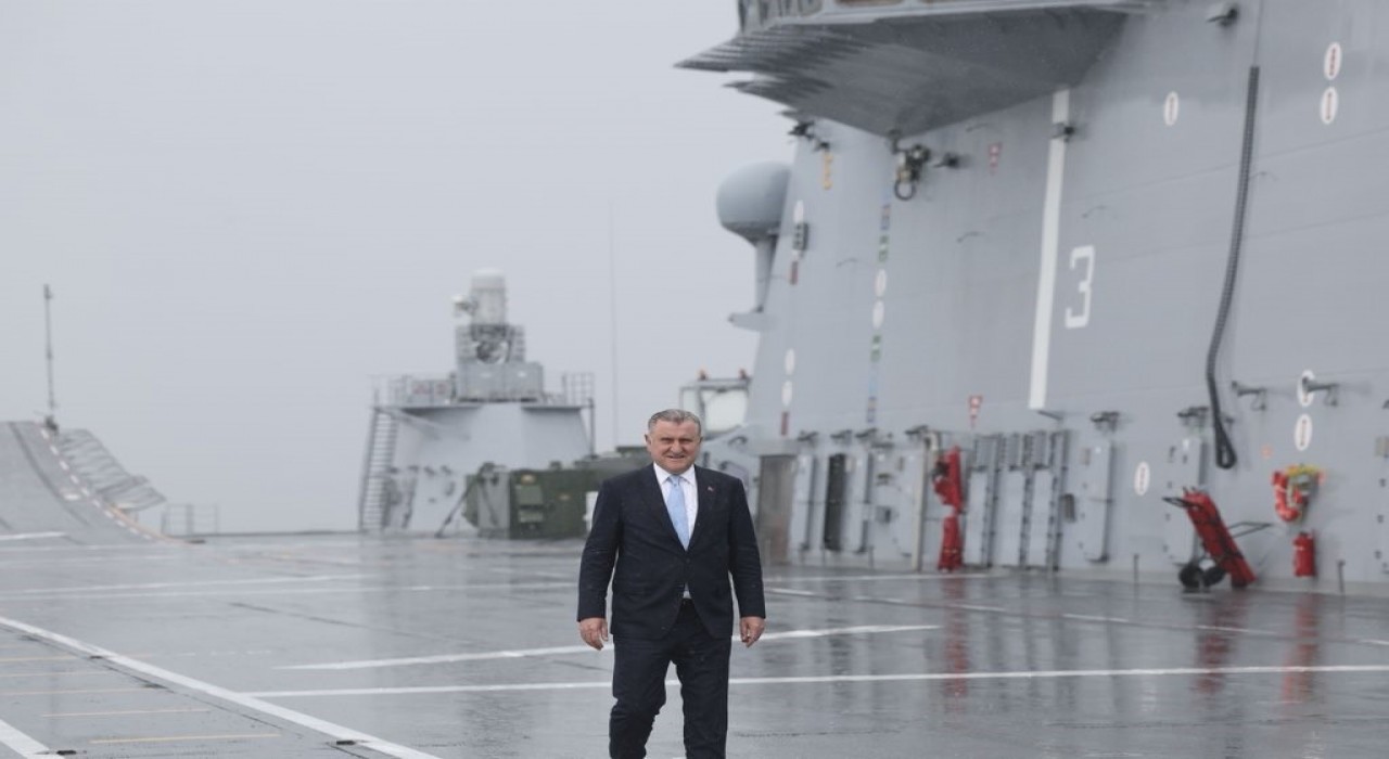 ‘TCG Anadolu ile İstanbuldan Samsuna Milli Mücadele Yolculuğu başladı