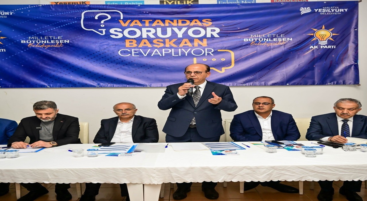 Tecde Mahallesinde Vatandaş soruyor, başkan cevaplıyor toplantısı