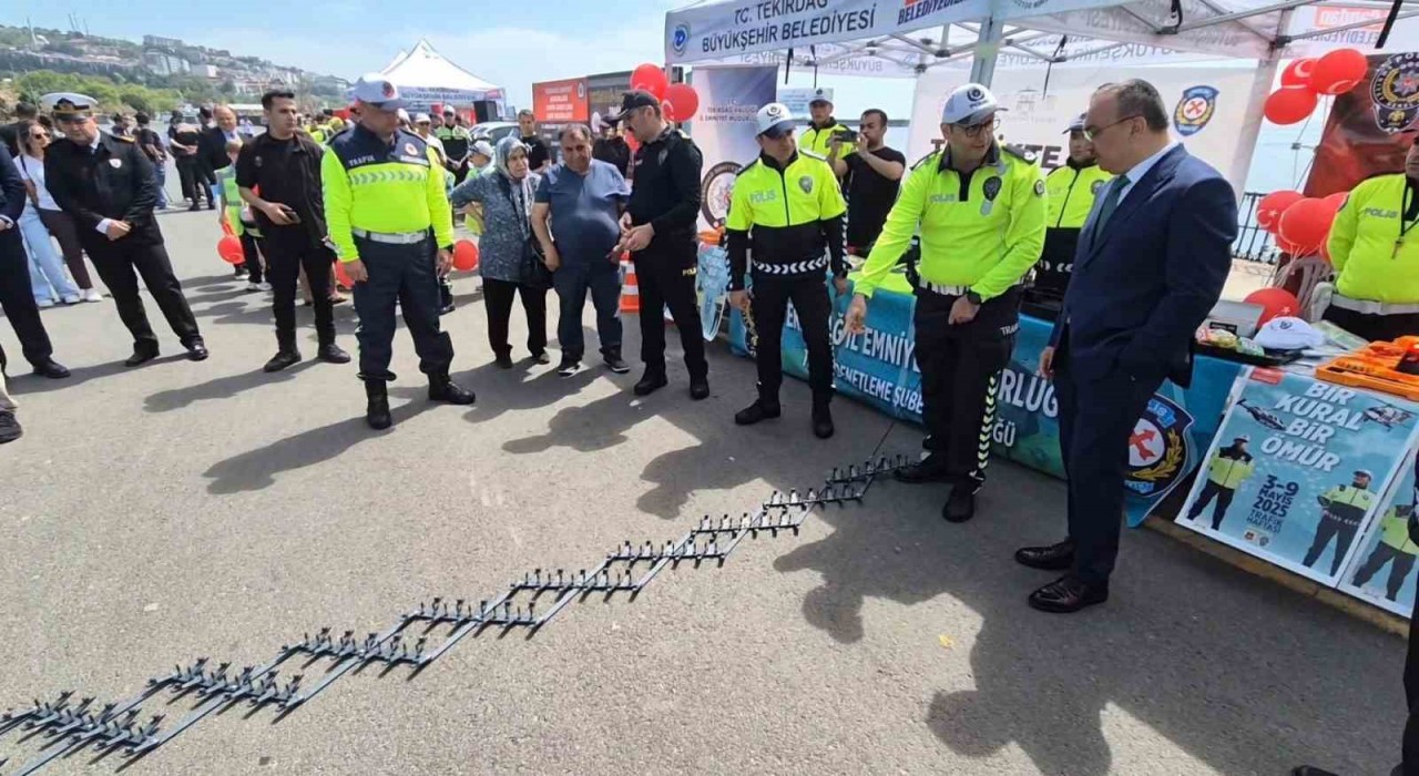 Tekirdağda Trafik Güvenliği Haftası etkinliği düzenlendi