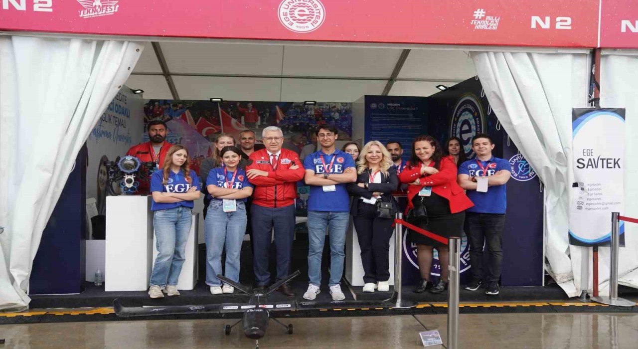 TEKNOFEST KKTCde Ege Üniversitesi rüzgarı esti