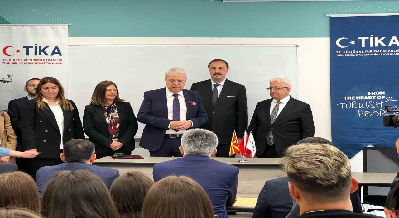 TİKA. Kuzey Makedonyada Türkçe eğitim sınıflarını yeniliyor