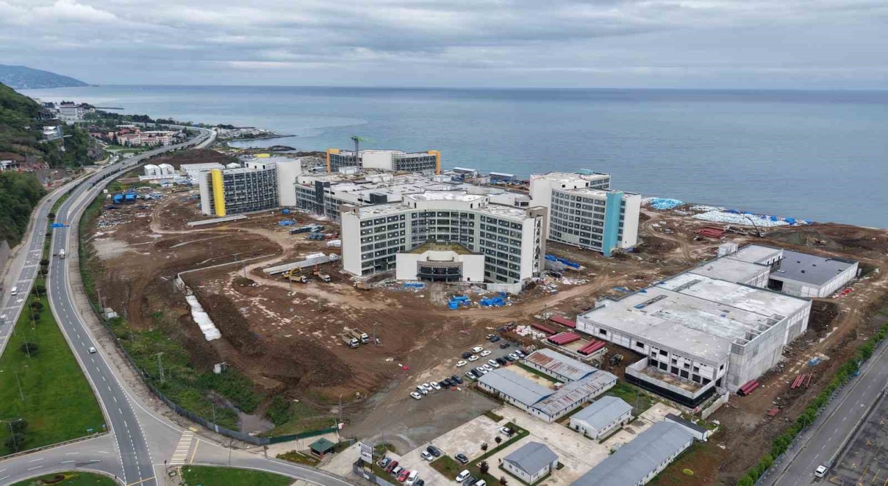 Trabzon Şehir Hastanesi inşaatının yüzde 75i tamamlandı